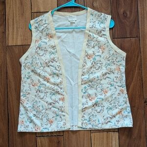 Beeline 1970's Union Made Floral Vest (14)